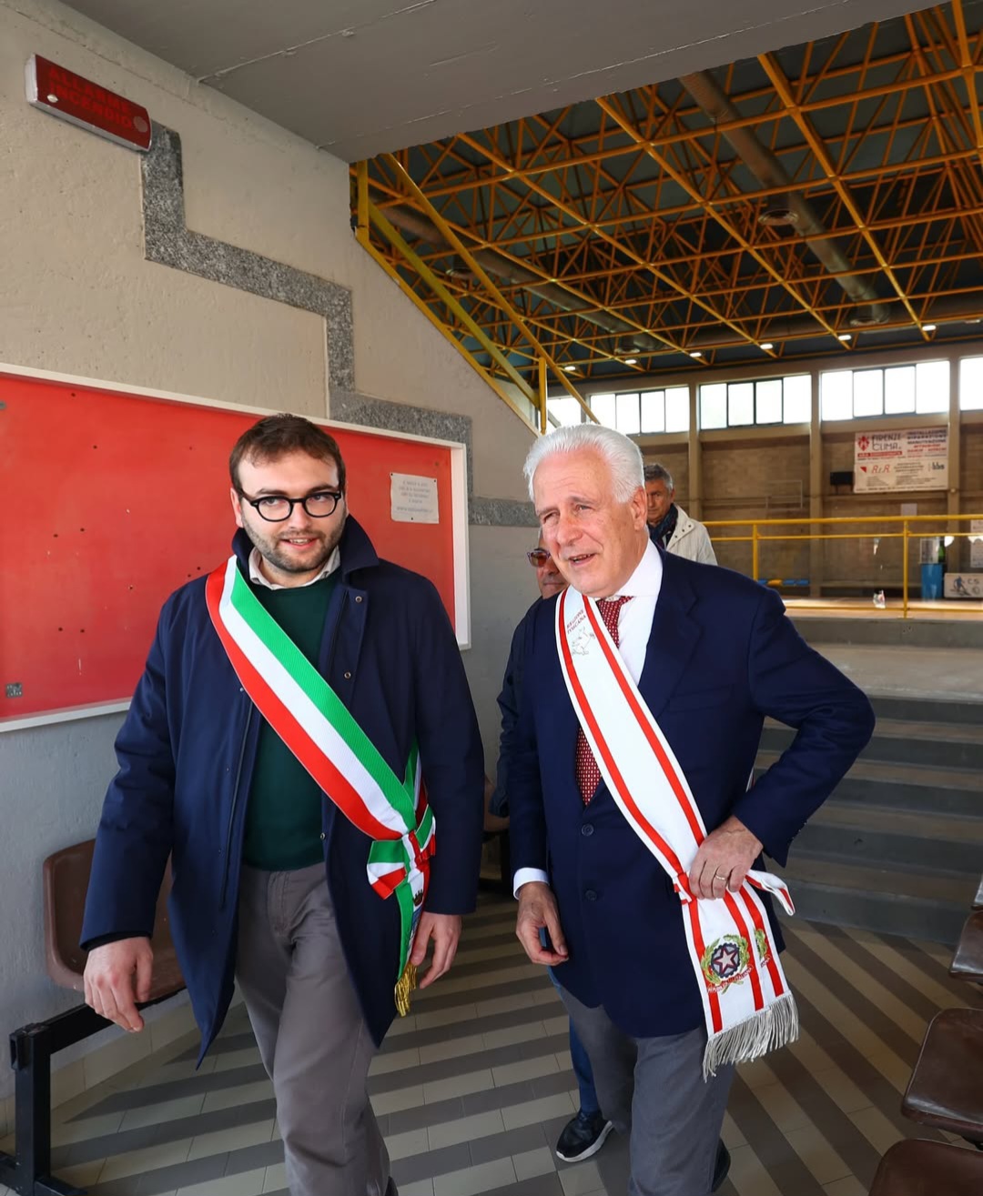 Il presidente Giani alla riapertura del PalaGiglioli a Ponte a Elsa